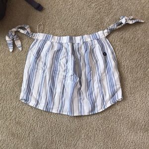 Striped Off the shoulder top